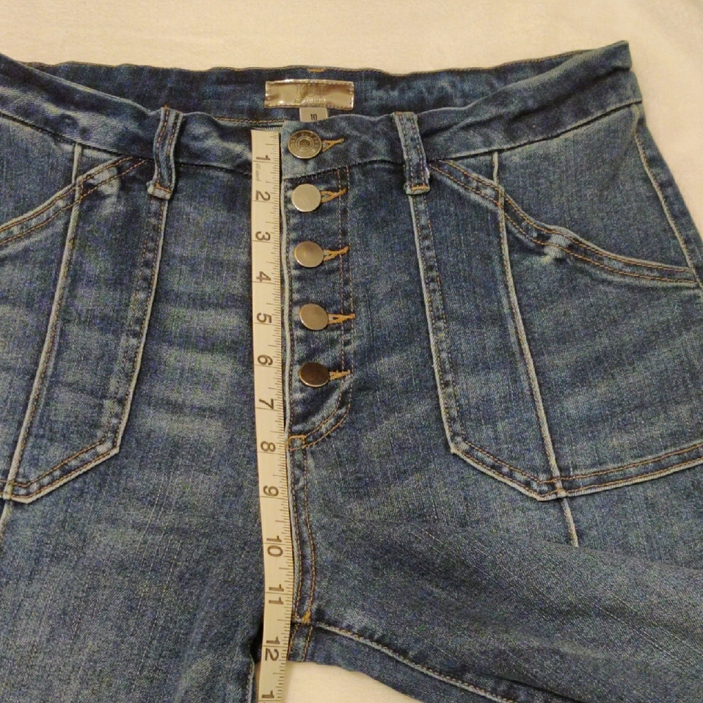 Kut from the Kloth Dark Wash Wide Leg Jeans - Picture 10 of 14